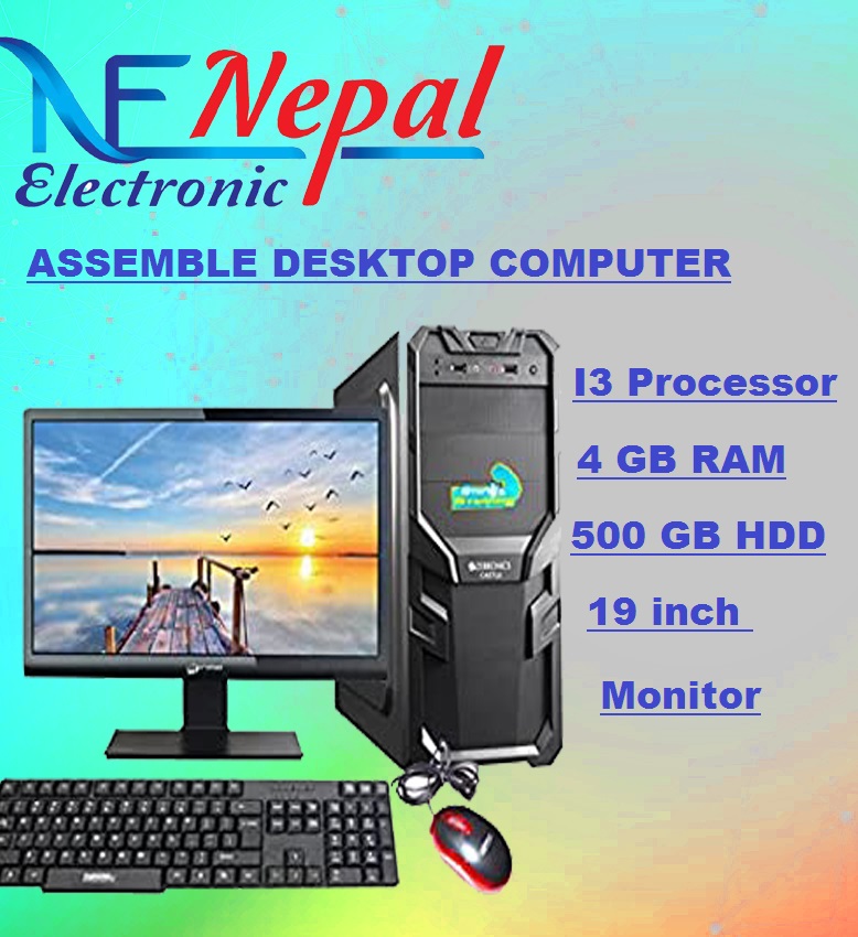 Assemble desktop i3 / 500hdd /4 GB RAM